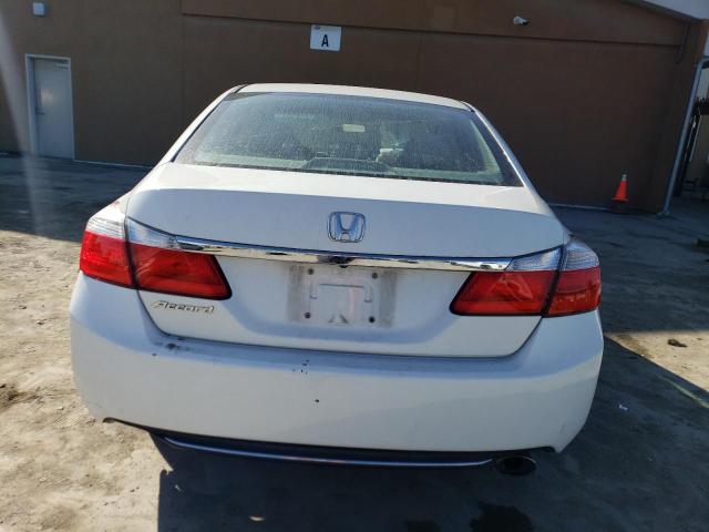 1HGCR2F3XDA041169 - 2013 HONDA ACCORD LX WHITE photo 6