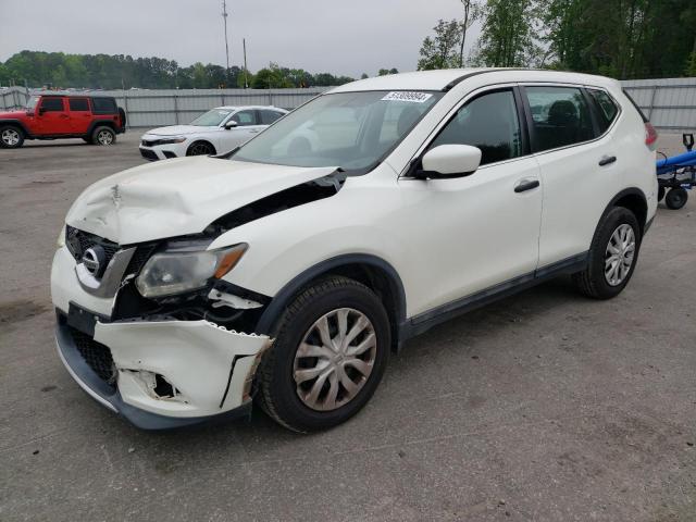 5N1AT2MV2GC834644 - 2016 NISSAN ROGUE S WHITE photo 1