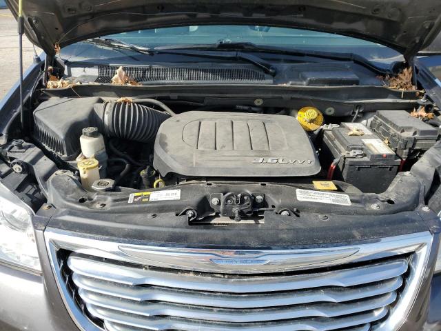 2C4RC1CG3FR693240 - 2015 CHRYSLER TOWN & COU TOURING L GRAY photo 11