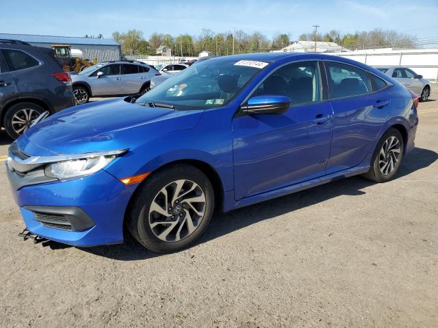 2HGFC2F72HH546714 - 2017 HONDA CIVIC EX BLUE photo 1