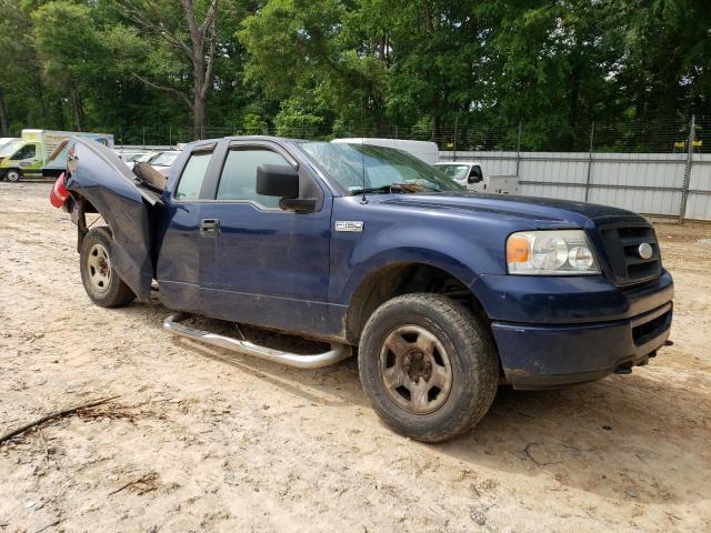 1FTRX14W27NA78039 - 2007 FORD F150 Mavi fotoğraf 4