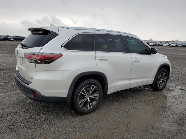 5TDKKRFH7GS174563 - 2016 TOYOTA HIGHLANDER XLE 白色 照片 3