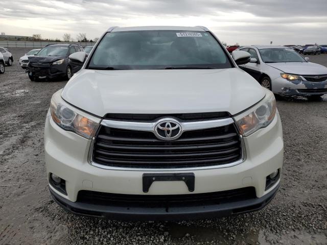 5TDKKRFH7GS174563 - 2016 TOYOTA HIGHLANDER XLE 白色 照片 5