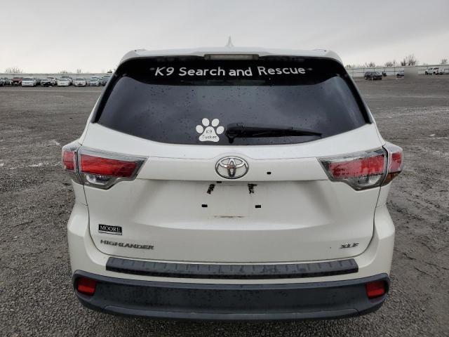 5TDKKRFH7GS174563 - 2016 TOYOTA HIGHLANDER XLE 白色 照片 6