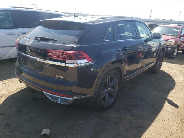 1V21E2CA6LC229323 - 2020 VOLKSWAGEN ATLAS CROS SE Черный фото 3