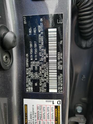 JTEBU5JRXH5482025 - 2017 TOYOTA 4RUNNER SR5/SR5 PREMIUM 灰色 照片 13