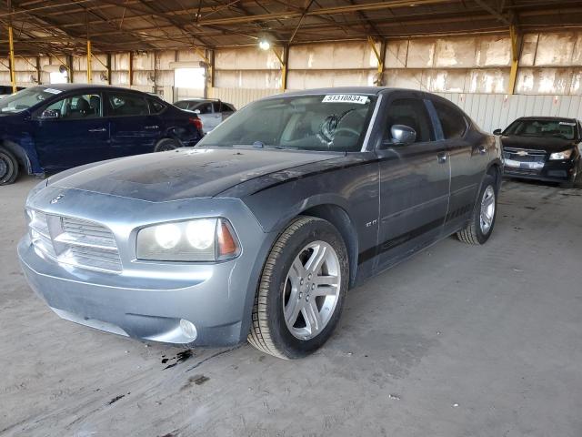 2B3KA53H86H355525 - 2006 DODGE CHARGER R/T GRAY photo 1