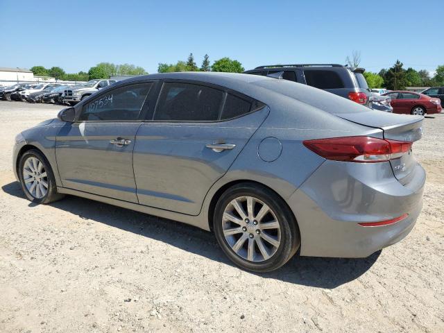 KMHD74LF4HU407534 - 2017 HYUNDAI ELANTRA SE GRAY photo 2