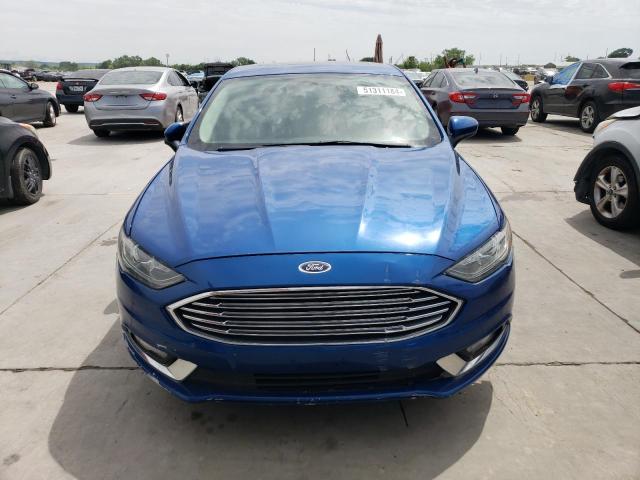 3FA6P0LU0HR300630 - 2017 FORD FUSION SE HYBRID BLUE photo 5