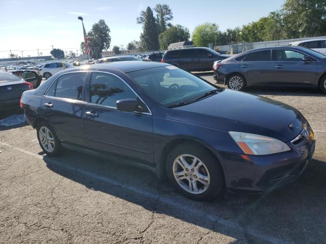 1HGCM66417A022917 - 2007 HONDA ACCORD SE BLUE photo 4