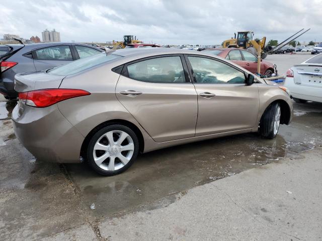 5NPDH4AEXDH394238 - 2013 HYUNDAI ELANTRA GLS TAN photo 3