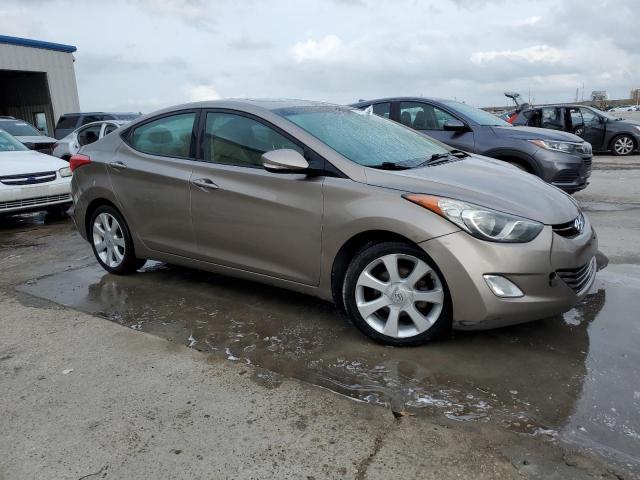 5NPDH4AEXDH394238 - 2013 HYUNDAI ELANTRA GLS TAN photo 4