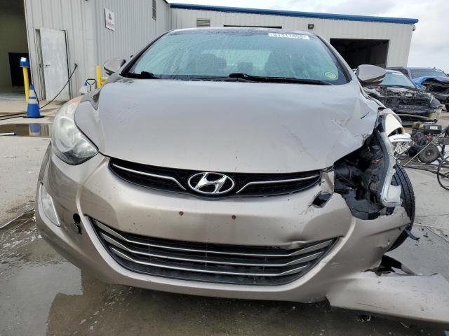 5NPDH4AEXDH394238 - 2013 HYUNDAI ELANTRA GLS TAN photo 5