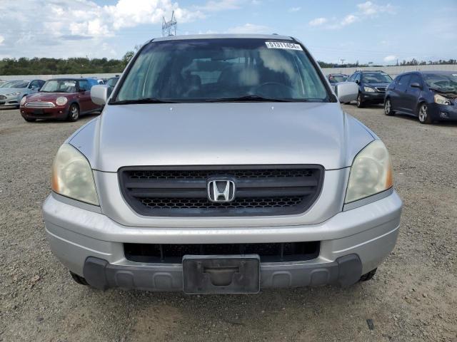 2HKYF18623H516996 - 2003 HONDA PILOT EXL SILVER photo 5