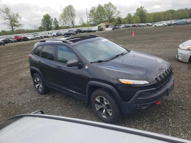 1C4PJMBS3GW112848 - 2016 JEEP CHEROKEE TRAILHAWK BLACK photo 4