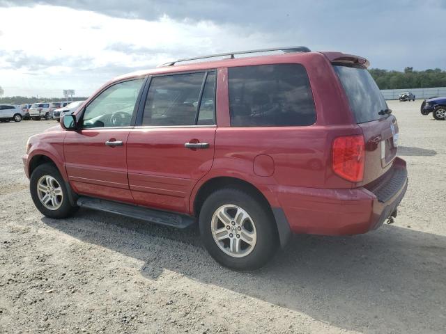 2HKYF18533H500653 - 2003 HONDA PILOT EXL RED photo 2