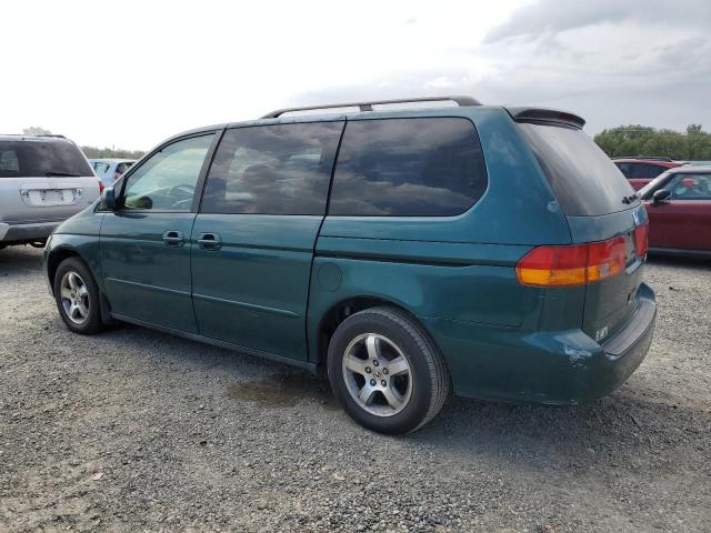 2HKRL18652H528345 - 2002 HONDA ODYSSEY EX GREEN photo 2