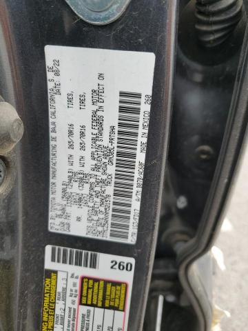 3TMCZ5ANXNM521578 - 2022 TOYOTA TACOMA DOUBLE CAB GRAY photo 12