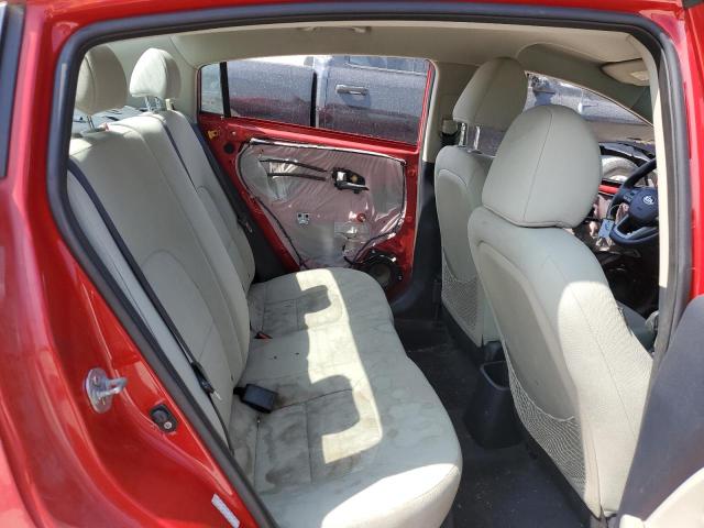 KNADM4A34D6213975 - 2013 KIA RIO LX RED photo 10