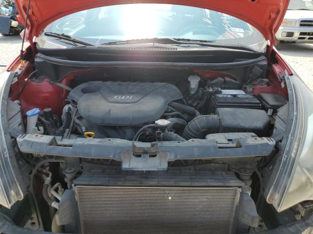 KNADM4A34D6213975 - 2013 KIA RIO LX RED photo 11