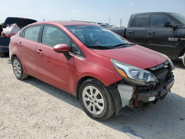 KNADM4A34D6213975 - 2013 KIA RIO LX RED photo 4
