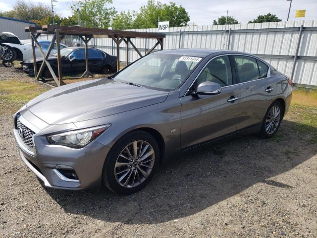 JN1CV7AR1JM280027 - 2018 INFINITI Q50 PURE GRAY photo 1