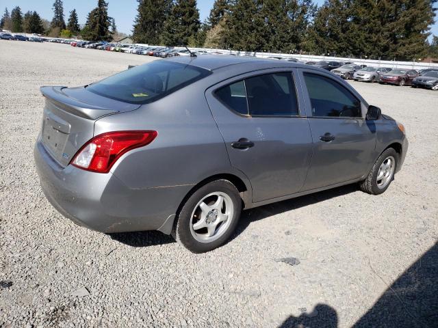 3N1CN7AP2EL861597 - 2014 NISSAN VERSA S SILVER photo 3