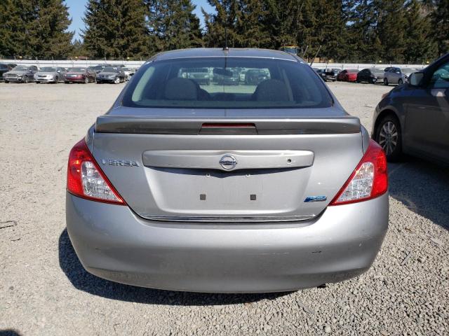 3N1CN7AP2EL861597 - 2014 NISSAN VERSA S SILVER photo 6