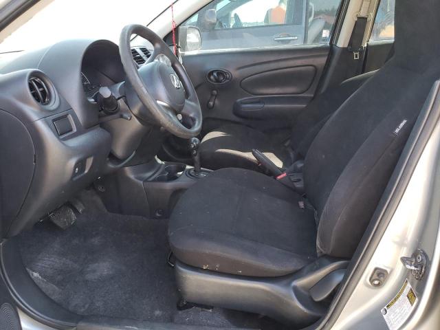 3N1CN7AP2EL861597 - 2014 NISSAN VERSA S SILVER photo 7