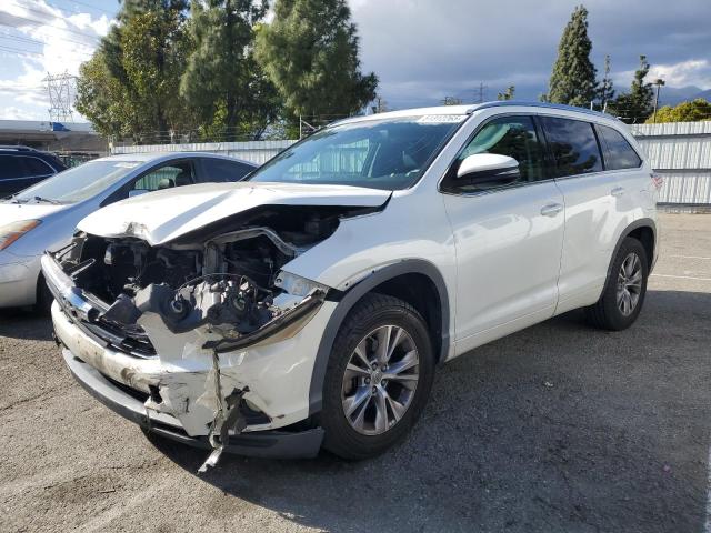 5TDKKRFH7FS090225 - 2015 TOYOTA HIGHLANDER XLE 白色 照片 1