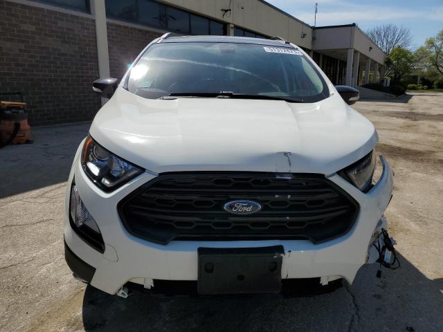 MAJ6S3JL1NC465011 - 2022 FORD ECOSPORT SES WHITE photo 5