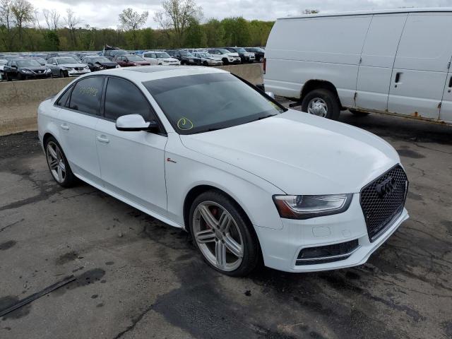 WAUBGAFL2EA150525 - 2014 AUDI S4 PREMIUM PLUS WHITE photo 4