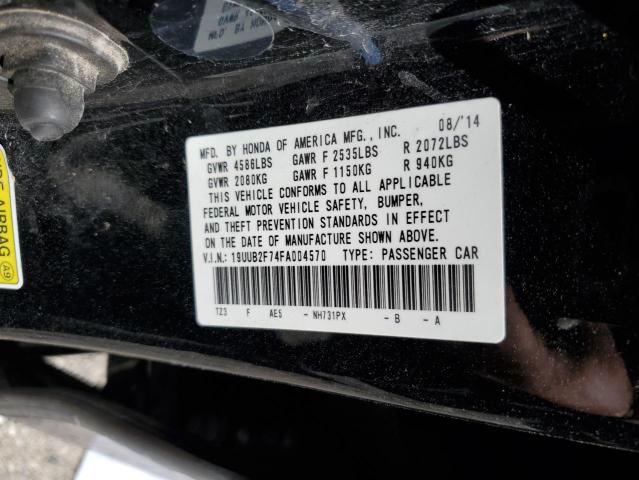 19UUB2F74FA004570 - 2015 ACURA TLX ADVANCE BLACK photo 13