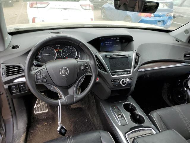 5FRYD7H70HB001985 - 2017 ACURA MDX SPORT HYBRID ADVANCE CHARCOAL photo 8