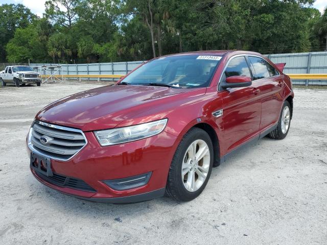 1FAHP2E86DG173873 - 2013 FORD TAURUS SEL RED photo 1