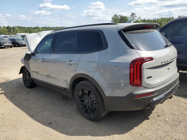 5XYP5DHC6NG314310 - 2022 KIA TELLURIDE SX SILVER photo 2