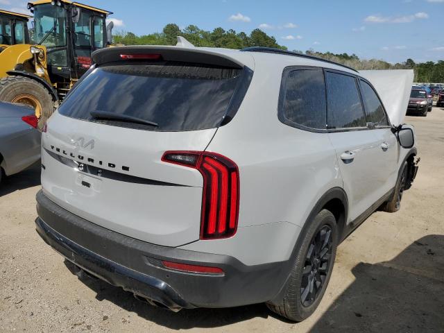 5XYP5DHC6NG314310 - 2022 KIA TELLURIDE SX SILVER photo 3