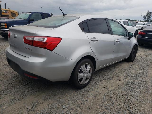 KNADN4A33D6139025 - 2013 KIA RIO EX SILVER photo 3