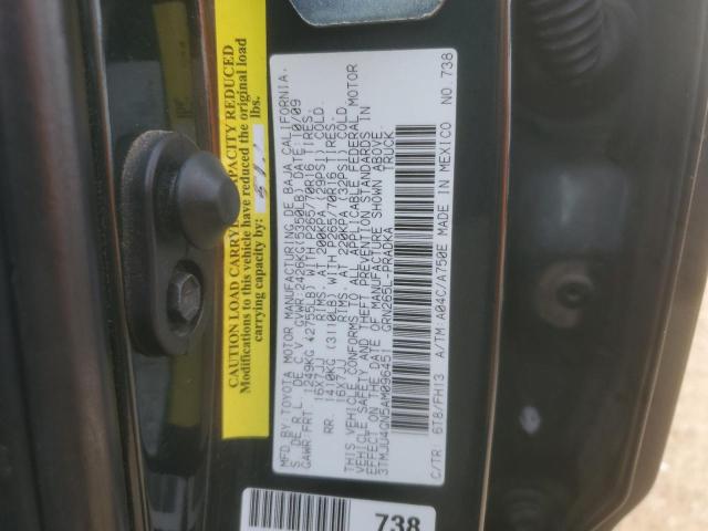 3TMJU4GN5AM096451 - 2010 TOYOTA TACOMA DOUBLE CAB PRERUNNER GREEN photo 12