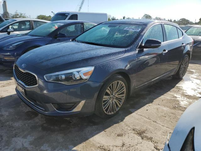 KNALN4D77E5148893 - 2014 KIA CADENZA PREMIUM BLUE photo 1