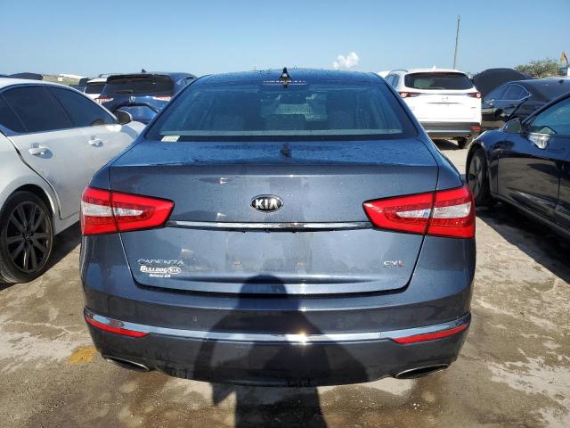 KNALN4D77E5148893 - 2014 KIA CADENZA PREMIUM BLUE photo 6