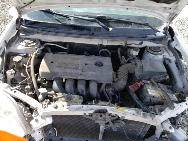 2T1KR30E87C682766 - 2007 TOYOTA COROLLA MA XR WHITE photo 11