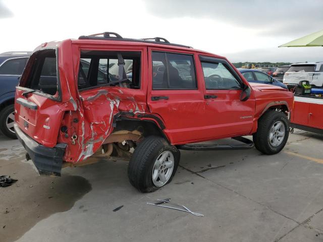 1J4FB28S4YL108938 - 2000 JEEP CHEROKEE SE RED photo 3