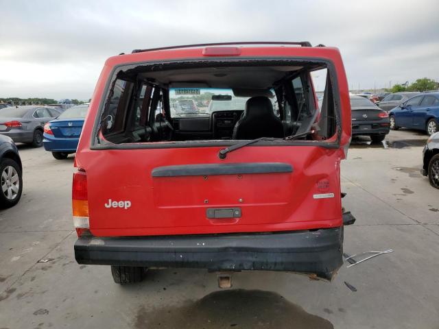 1J4FB28S4YL108938 - 2000 JEEP CHEROKEE SE RED photo 6