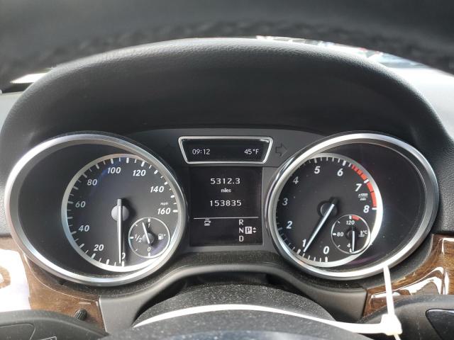 4JGDA5HB2CA001713 - 2012 MERCEDES-BENZ ML 350 4MATIC SILVER photo 9