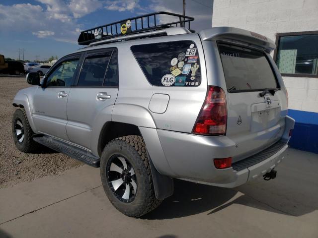 JTEBU14R040054380 - 2004 TOYOTA 4RUNNER SR5 SILVER photo 3