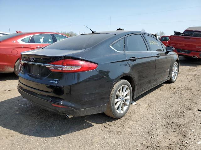 3FA6P0LU9HR246180 - 2017 FORD FUSION SE HYBRID BLACK photo 3