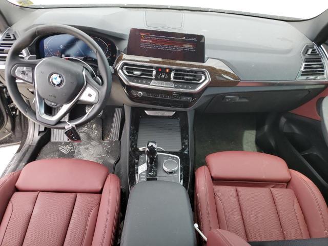 5UX53DP03P9P09987 - 2023 BMW X3 XDRIVE30I BLACK photo 8