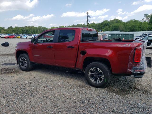 1GCGTDEN8M1143330 - 2021 CHEVROLET COLORADO Z71 BURGUNDY photo 2