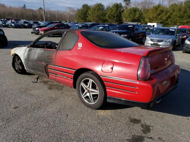 2G1WZ121149354268 - 2004 CHEVROLET MONTE CARL SS SUPERCHARGED RED photo 2